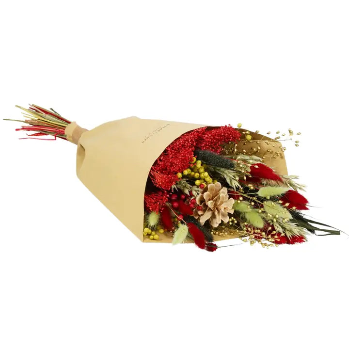 Dried Flowers - Classic Christmas Bouquet - Holiday Cheer