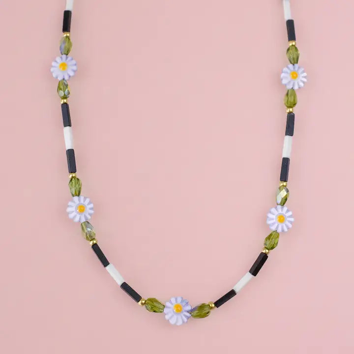 Lavender Daisy Beaded Jewelry