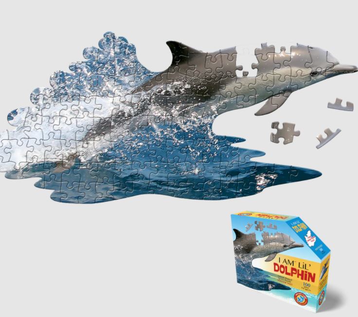 Puzzle 100 Piece I am LiL' Dolphin by Homeportonline