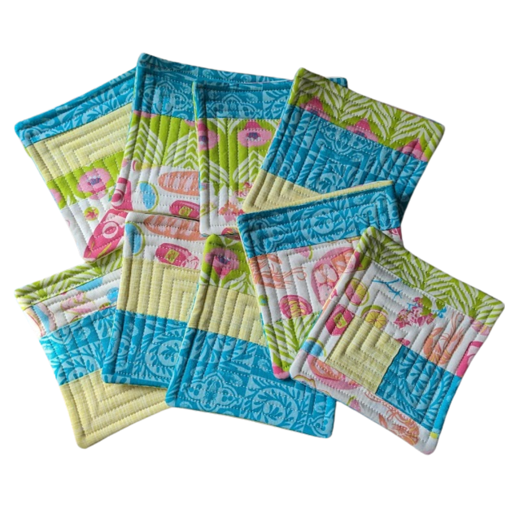 Costeira Patchwork - Quilted Coasters