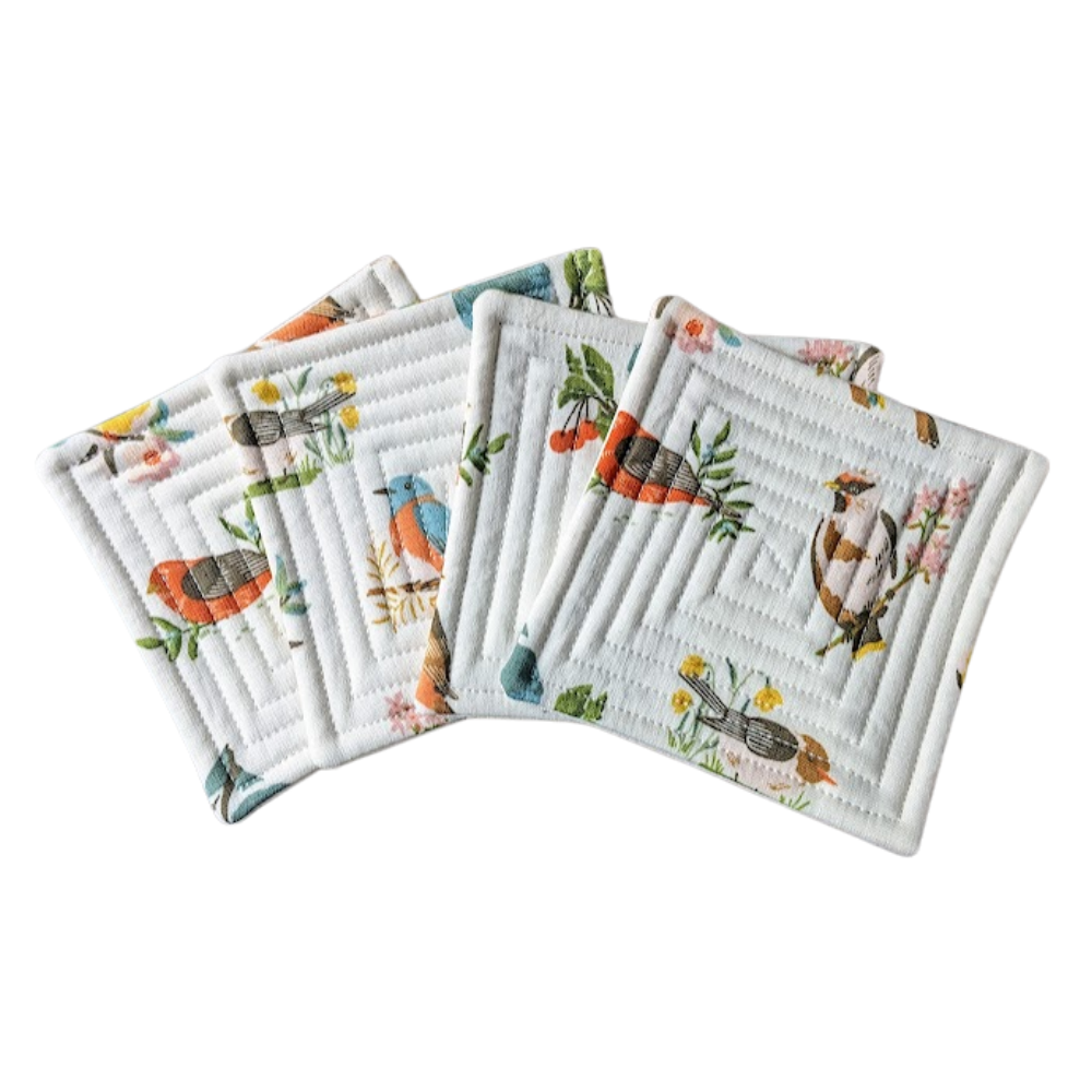 Winged Quilted Coasters