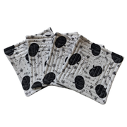 B&W Pumpkins - Quilted Coasters