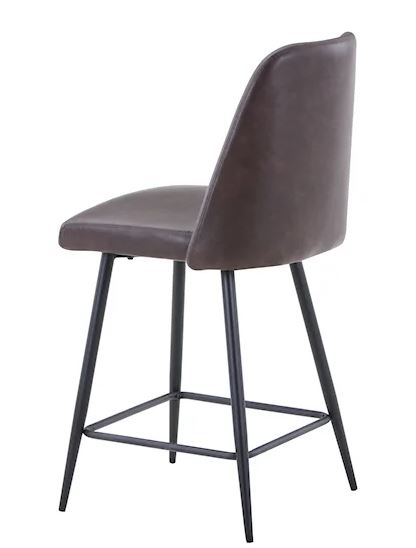 Maddox Counter Stool Dark Brown by Homeportonline
