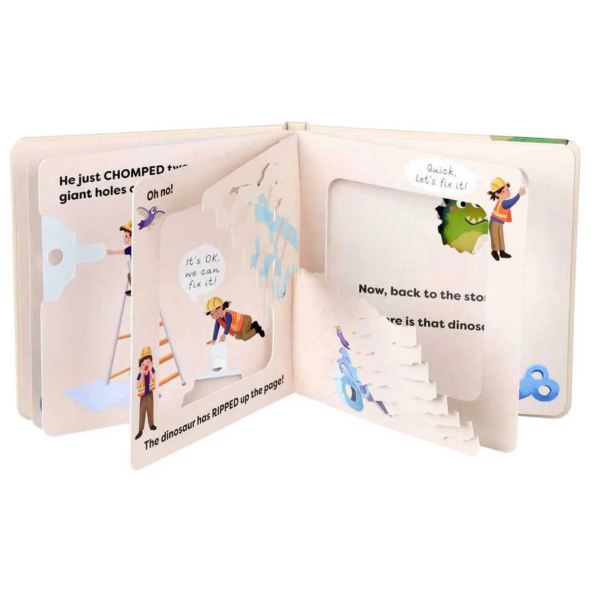 Fix This Book: A Dinosaur Broke It! | Interactive Board Book