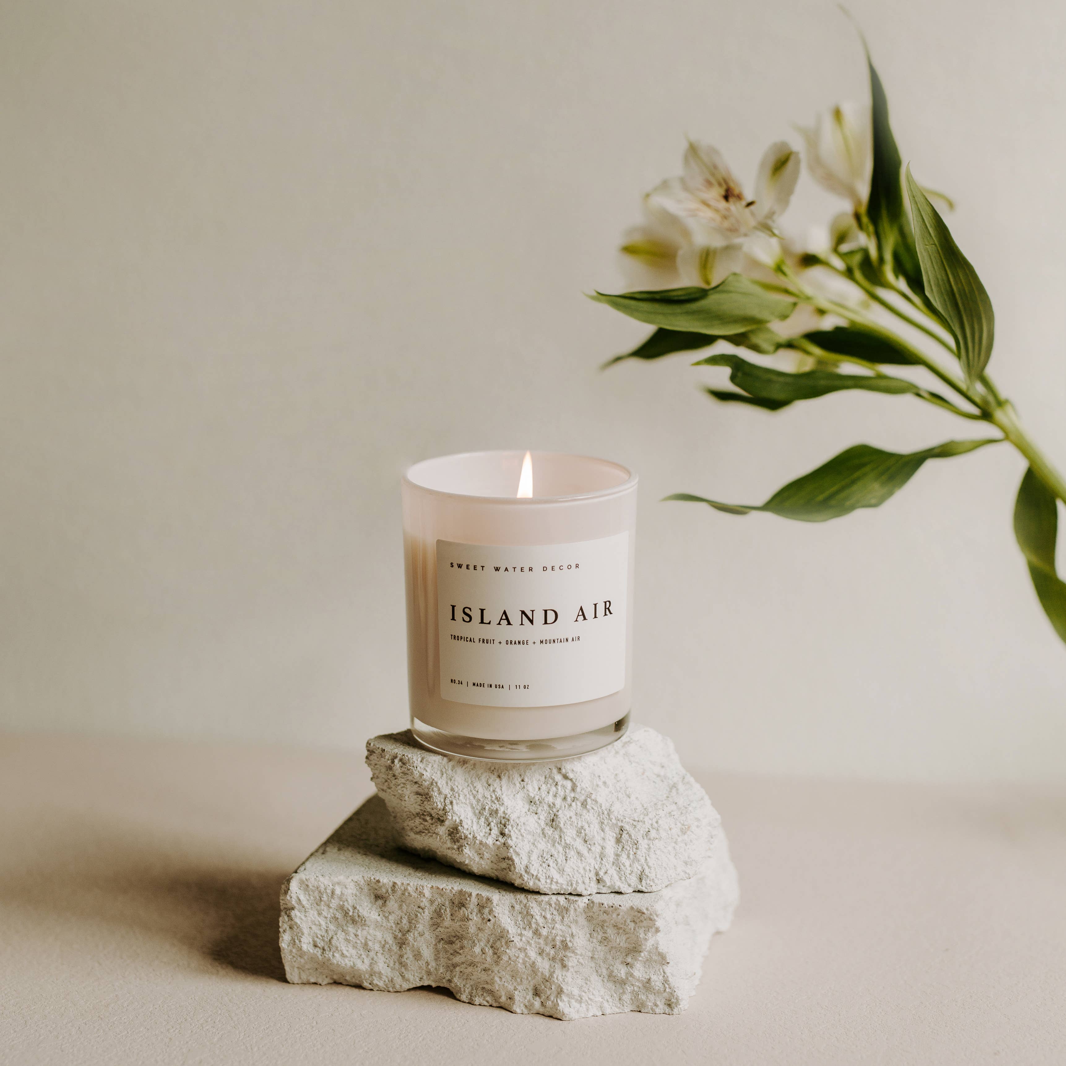 Island Air 11 oz Soy Candle - Home Decor & Gifts by Dear Lucy