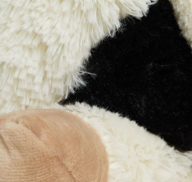 Warmies Cow Sitting Black & White by Homeportonline