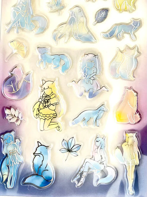Stickers Gel Crystal Fairies by Homeportonline