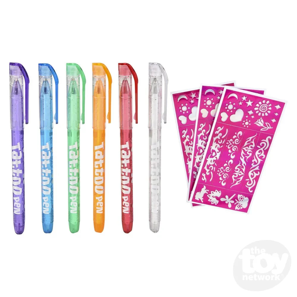 Tattoo Pens 6 Colored Pen Set by Homeportonline