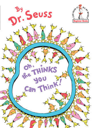 Dr. Seuss Book Oh The Thinks You Can Think (7x9 Hardcover) by Homeportonline