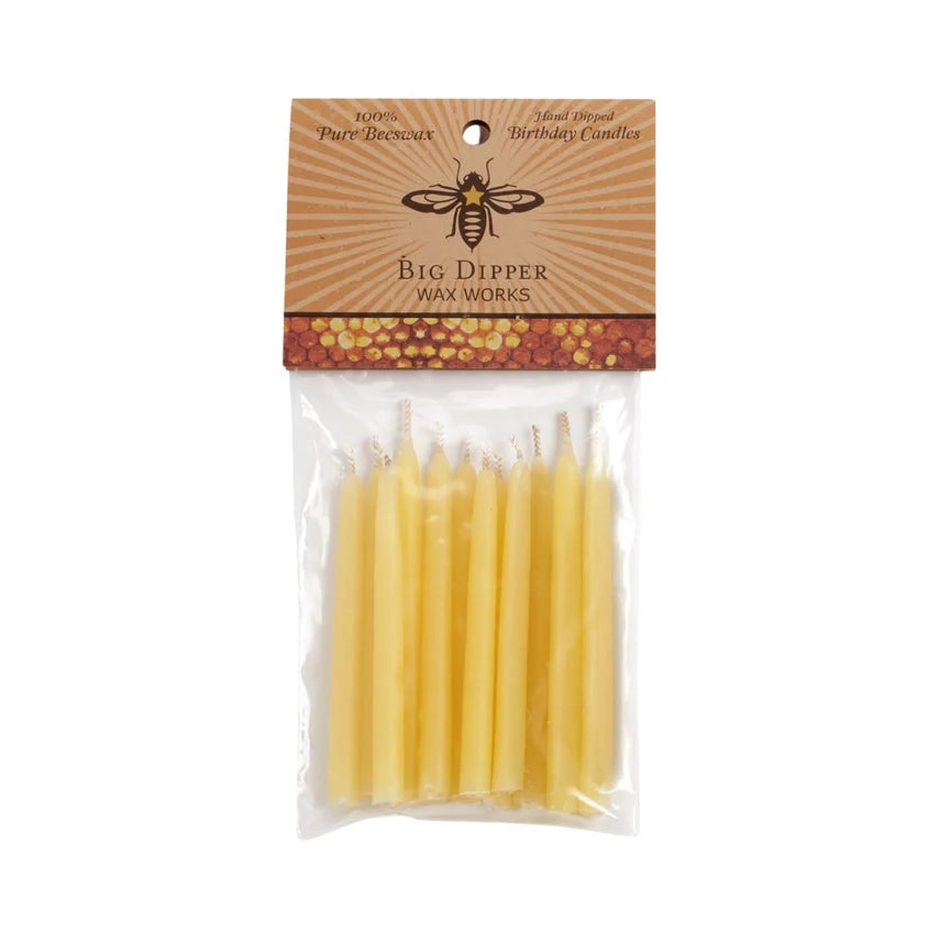 Beeswax Birthday Candles