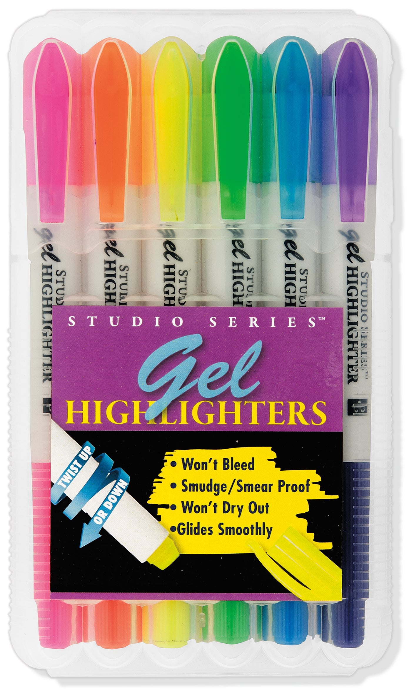 Art Center Highlighters Gel 6 Colors by Homeportonline