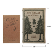Book Storage Box Large "New England Landscapes" by Homeportonline
