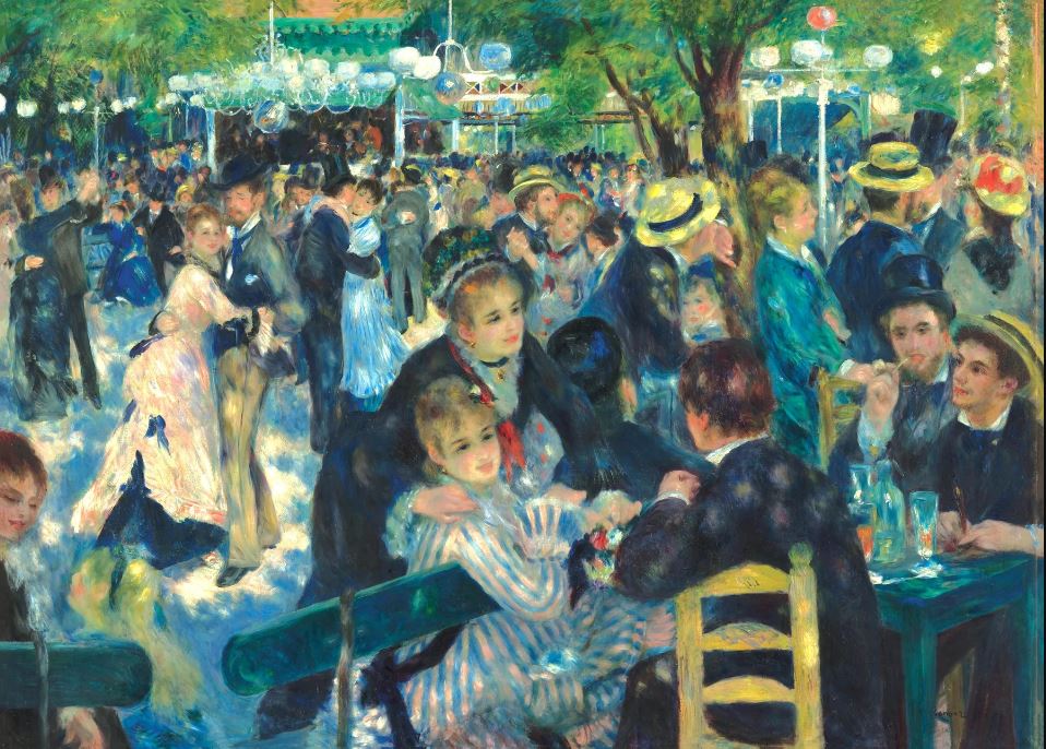Puzzle 1000 Piece Dance at Le Moulin de la Galette by Homeportonline