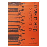 Rhodia Clairefontaine Graf It Sketch Pad, 8" x 12"