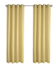 Harmony Grommet Top Panel 52x63 Yellow by Homeportonline