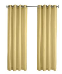 Harmony Grommet Top Panel 52x63 Yellow by Homeportonline