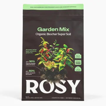 Garden Mix - Organic Biochar Super Soil For Potted Plants - 8qt