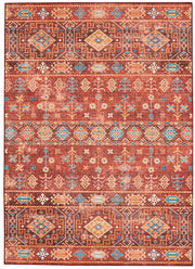 Rug Washable Devlin Red & Ivory 5' x 7' by Homeportonline