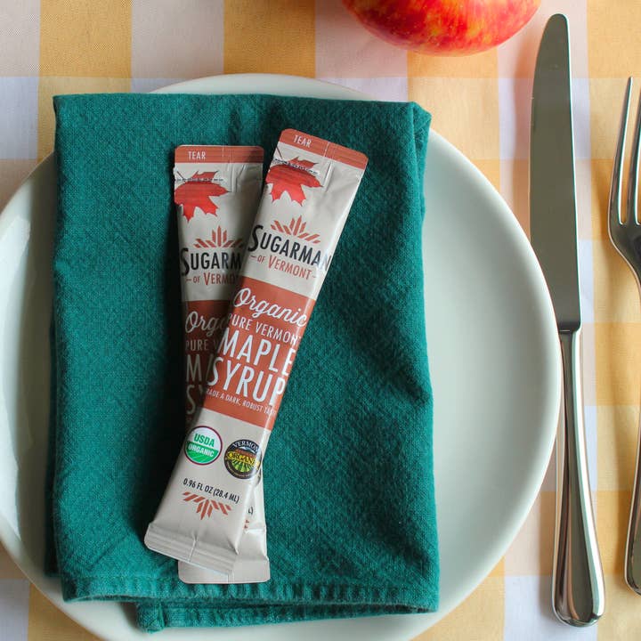 Organic Pure Maple Syrup Packets - Sugarman of Vermont