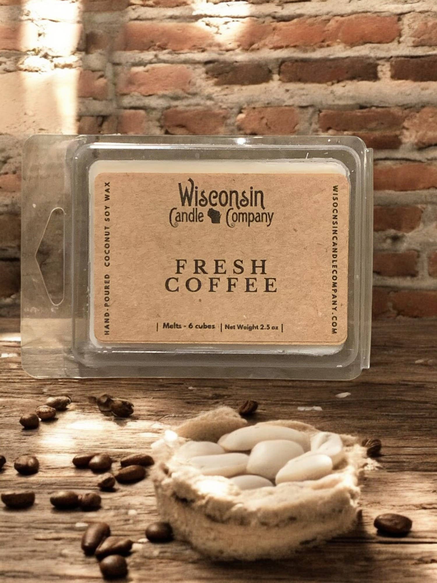 Wisconsin Candle Company - Fresh Coffee: 8 oz Jar by SidePony Boutique