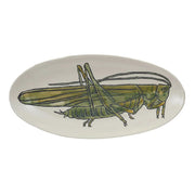 Hand-Painted Stoneware Plate w/ Grasshopper by Homeportonline