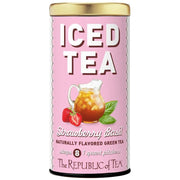 Iced Tea Tins - Strawberry Basil Black Tea 8 Lg Pouches by Homeportonline