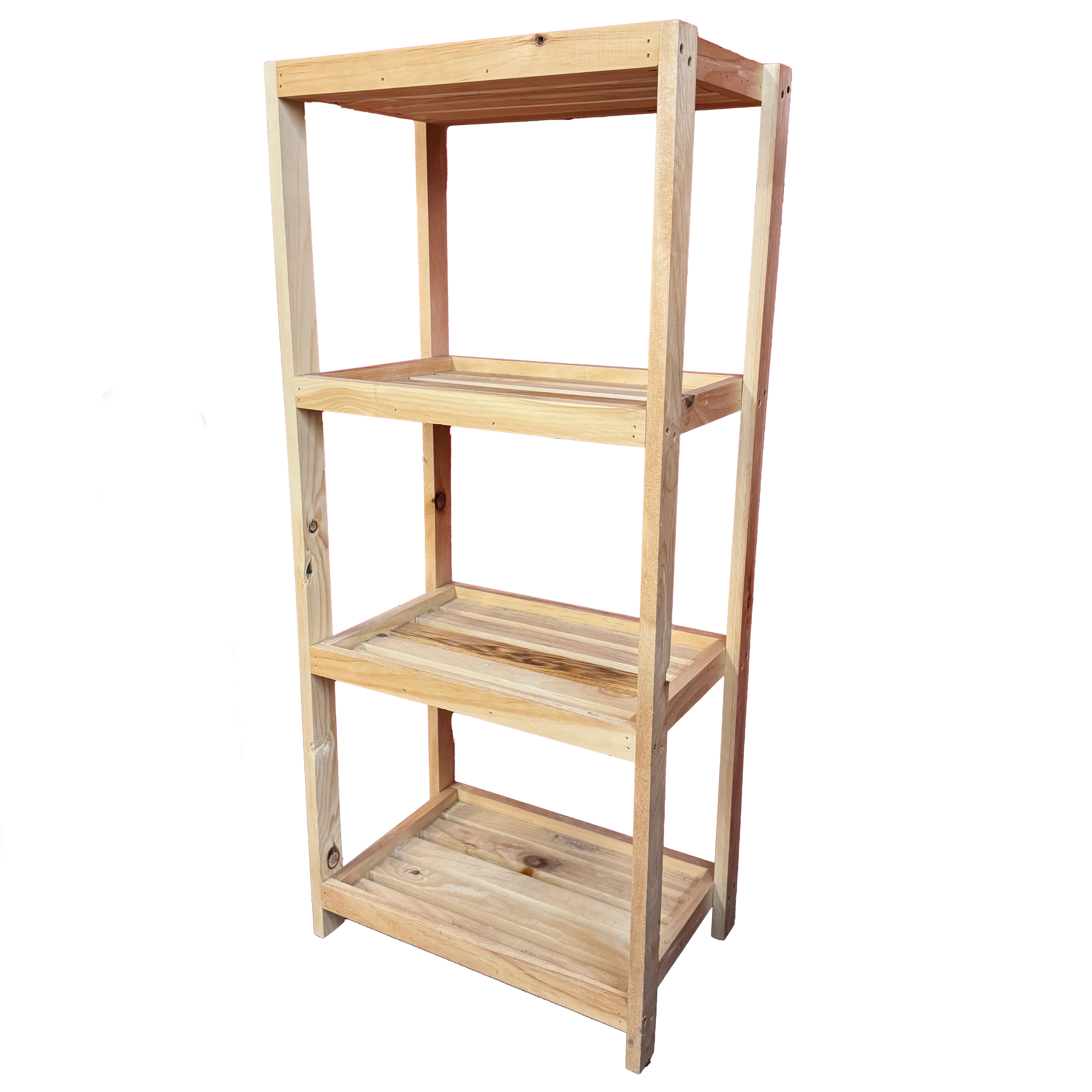 Pine Shelf 4 Tiered 20in Wide 45in Tall by Homeportonline