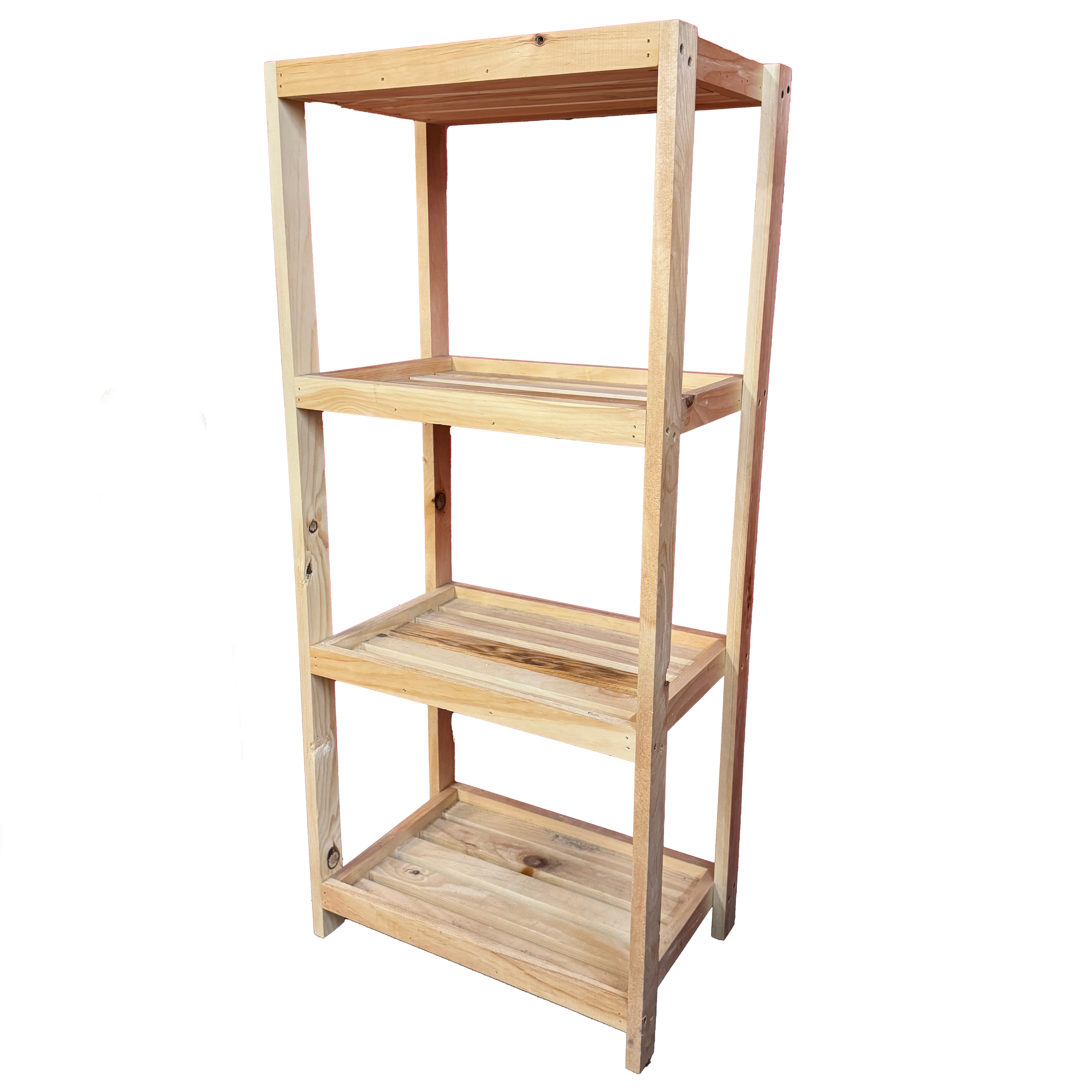 Pine Shelf 4 Tiered 20in Wide 45in Tall by Homeportonline