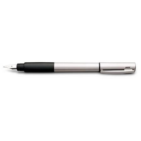 Lamy Accent Palladium Finish with India Rubber Grip Fine Point Fountain Pen - L95-KKF