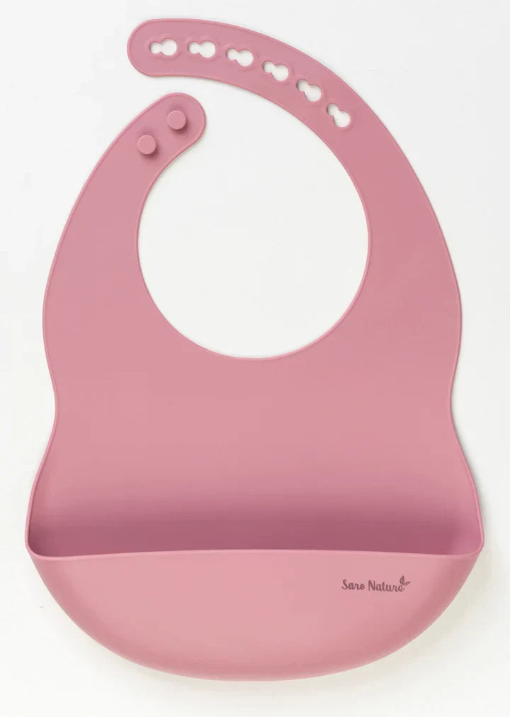 Nordic Solid Color Silicone Bib