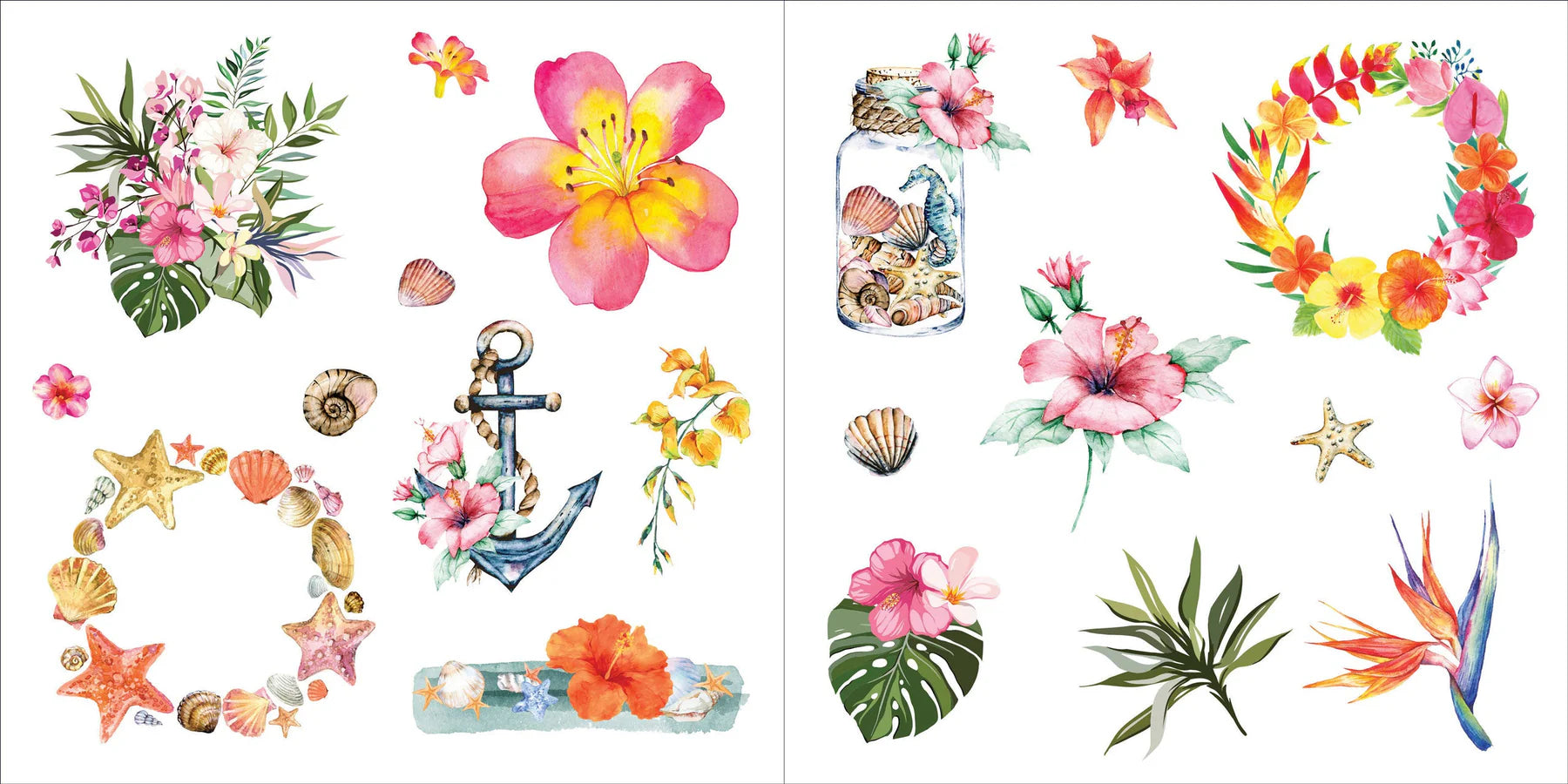 Sticker Book Bunches Of Botanicals by Homeportonline