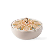 Stoneware Large Round Trinket Box