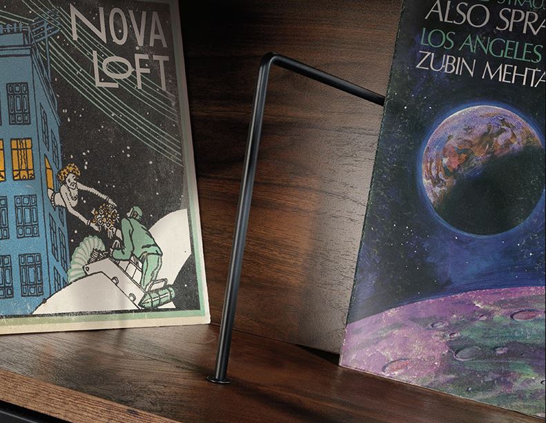 Nova Loft Storage Three Shelf Grand Walnut Finish by Homeportonline