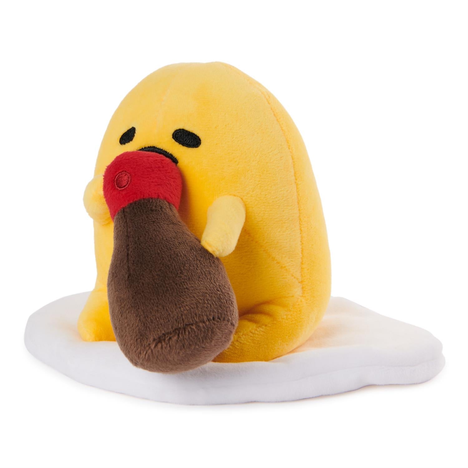 Plush Sanrio Gudetama With Soy Sauce 5" by Homeportonline
