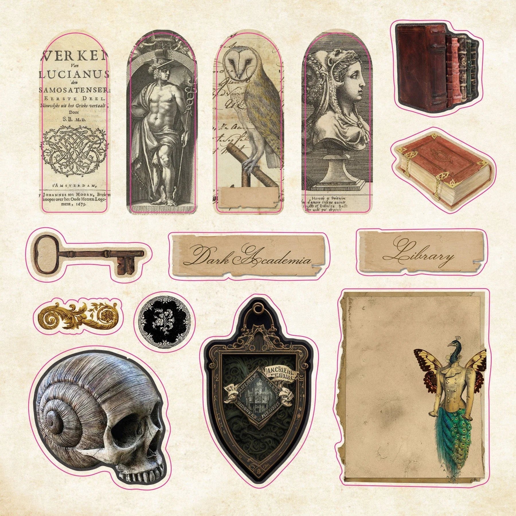 Sticker Book Curiosities by Homeportonline