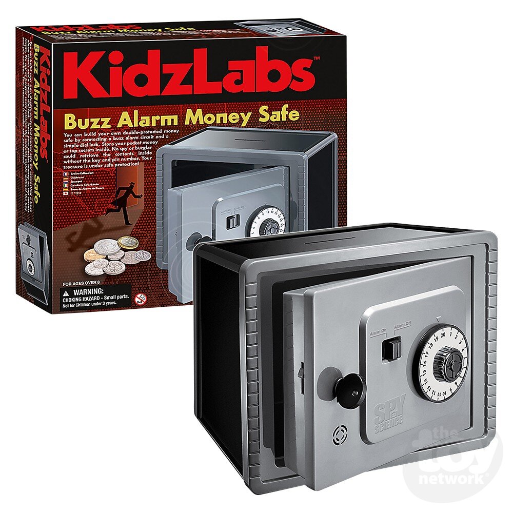 4M KidzLabs Kit Buzz Alarm Money Safe by Homeportonline