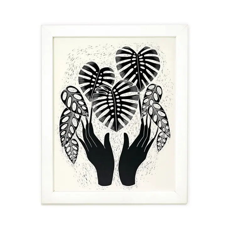 8" x 10" Monstera Magic Art Print by Wild Lark