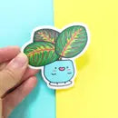 Prayer Plant Vinyl Sticker by Wild Lark