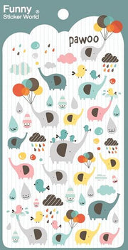 Stickers Elephant Pawoo Gel by Homeportonline