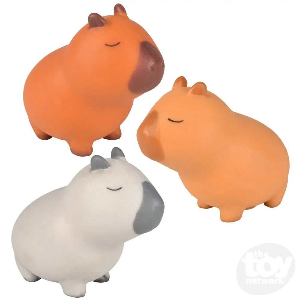 Squish & Stretch Capybara 3.5" (Sold Individually) by Homeportonline
