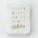 "Happy Happy Happy Happy Birthday" Greeting Card