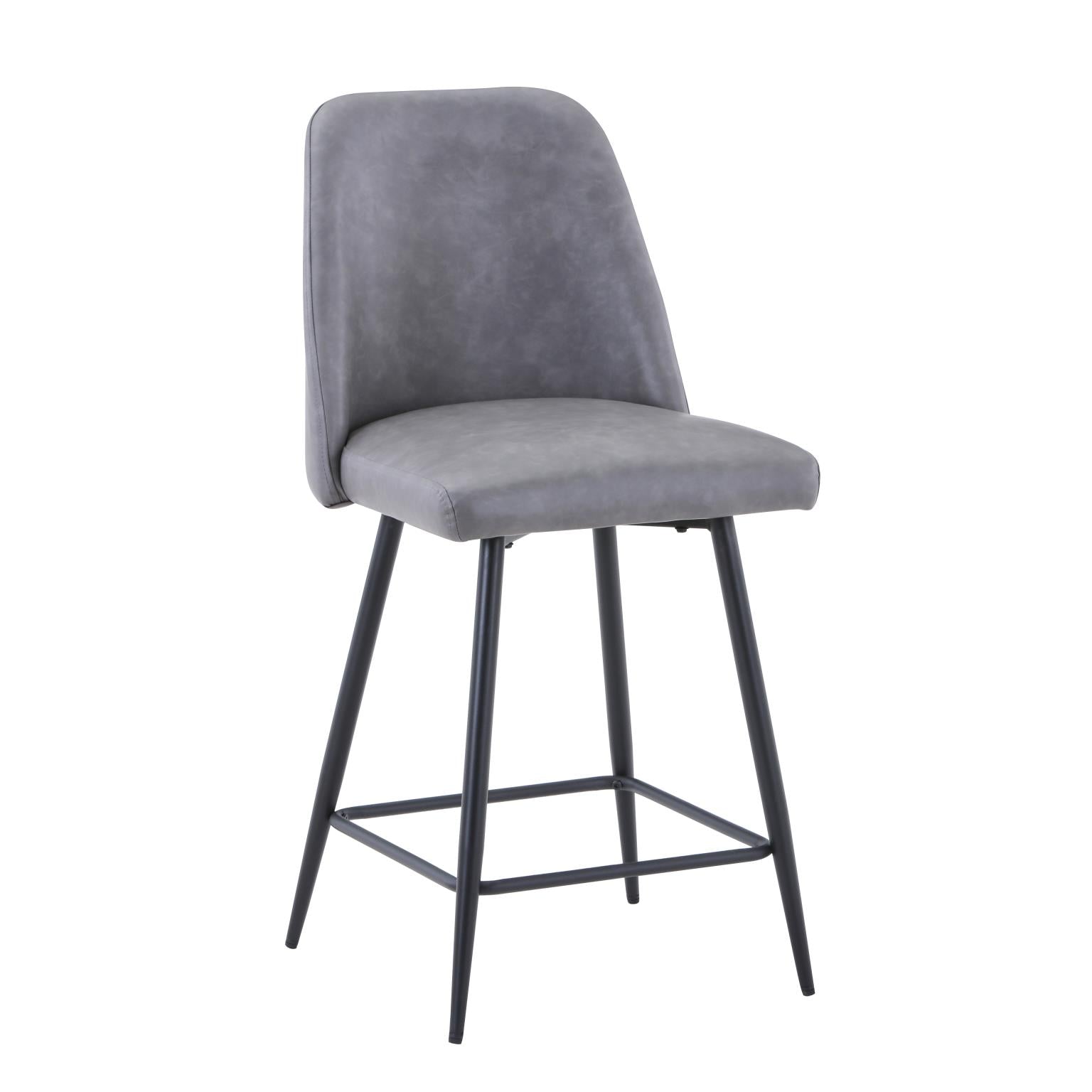 Maddox Counter Stool Grey by Homeportonline
