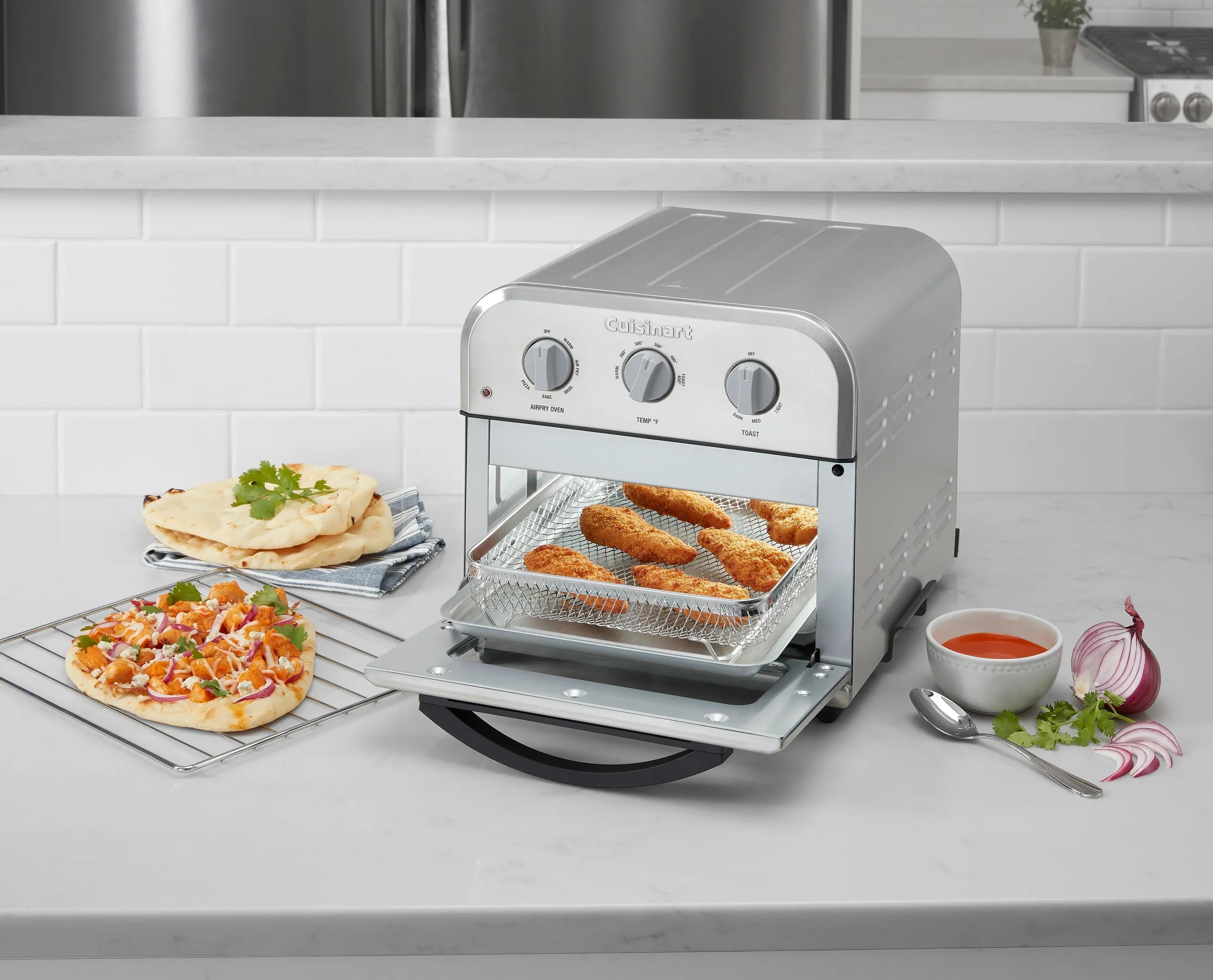 Kitchen Appliance - Compact Air Fryer/Toaster Oven by Homeportonline