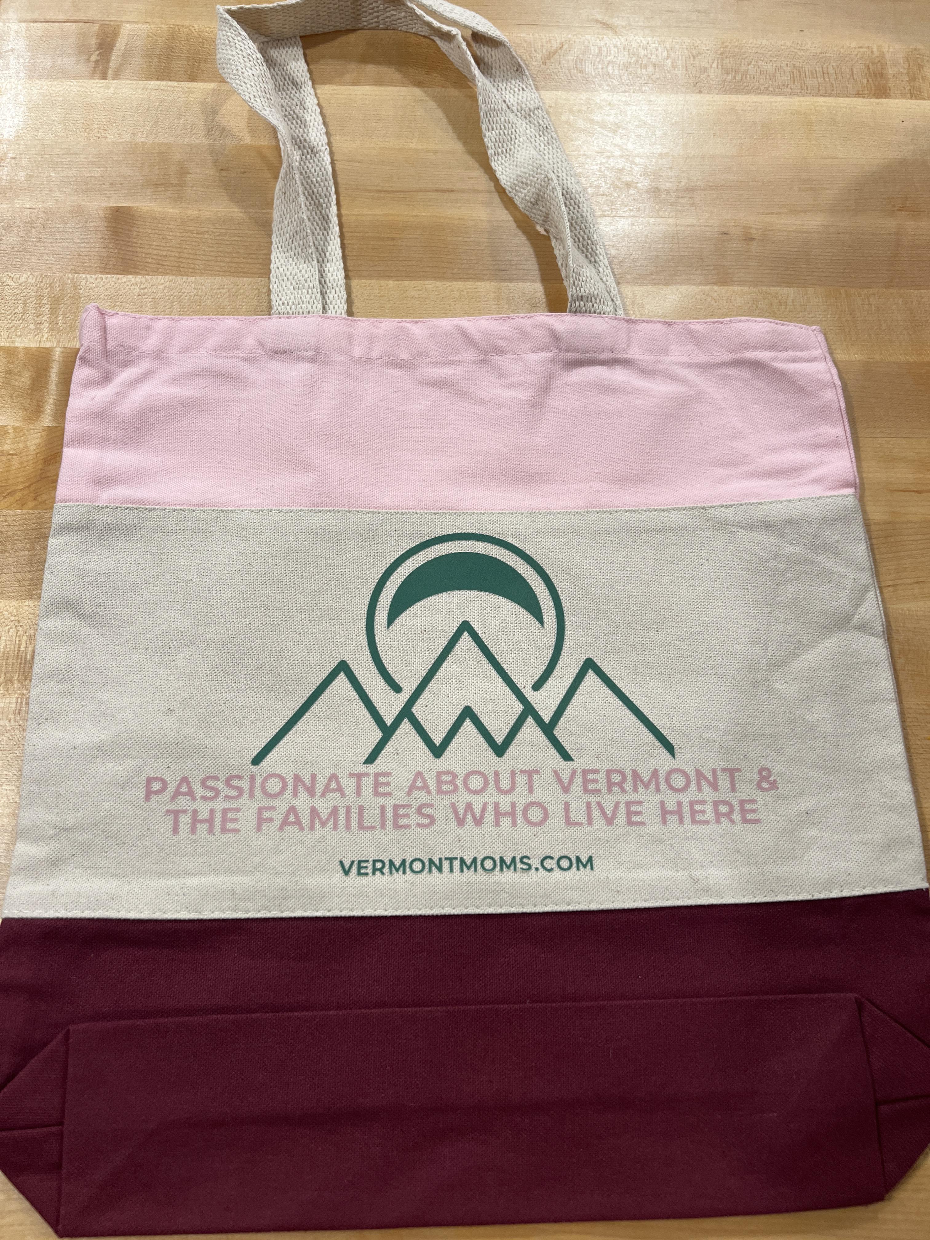 Vermont Moms Tote Bag by SidePony Boutique