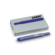 Four Packs Of Lamy T10 Fountain Pen Ink Cartridges: Blue
