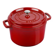 Cookware - Staub Cocotte Tall 5qt Red Cherry by Homeportonline