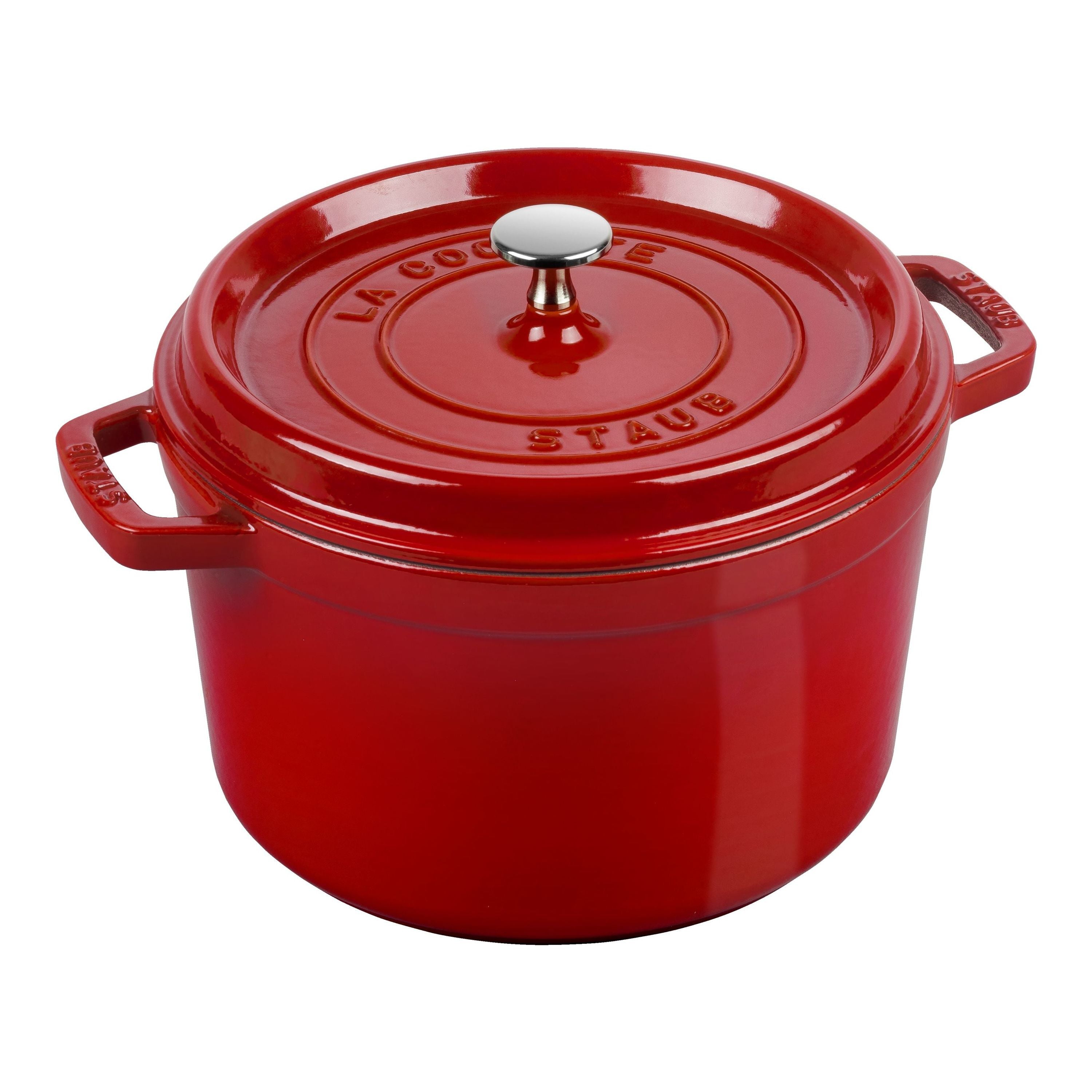 Cookware - Staub Cocotte Tall 5qt Red Cherry by Homeportonline