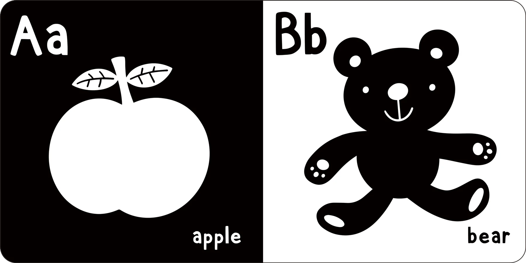 First Board Book High Contrast What Does Baby See? ABC by Homeportonline