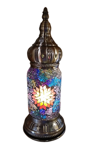Mosaic Lamp Lantern 12" E by Homeportonline