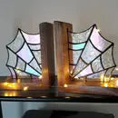 Stained Glass Web Bookends (sold as set) by Wild Lark